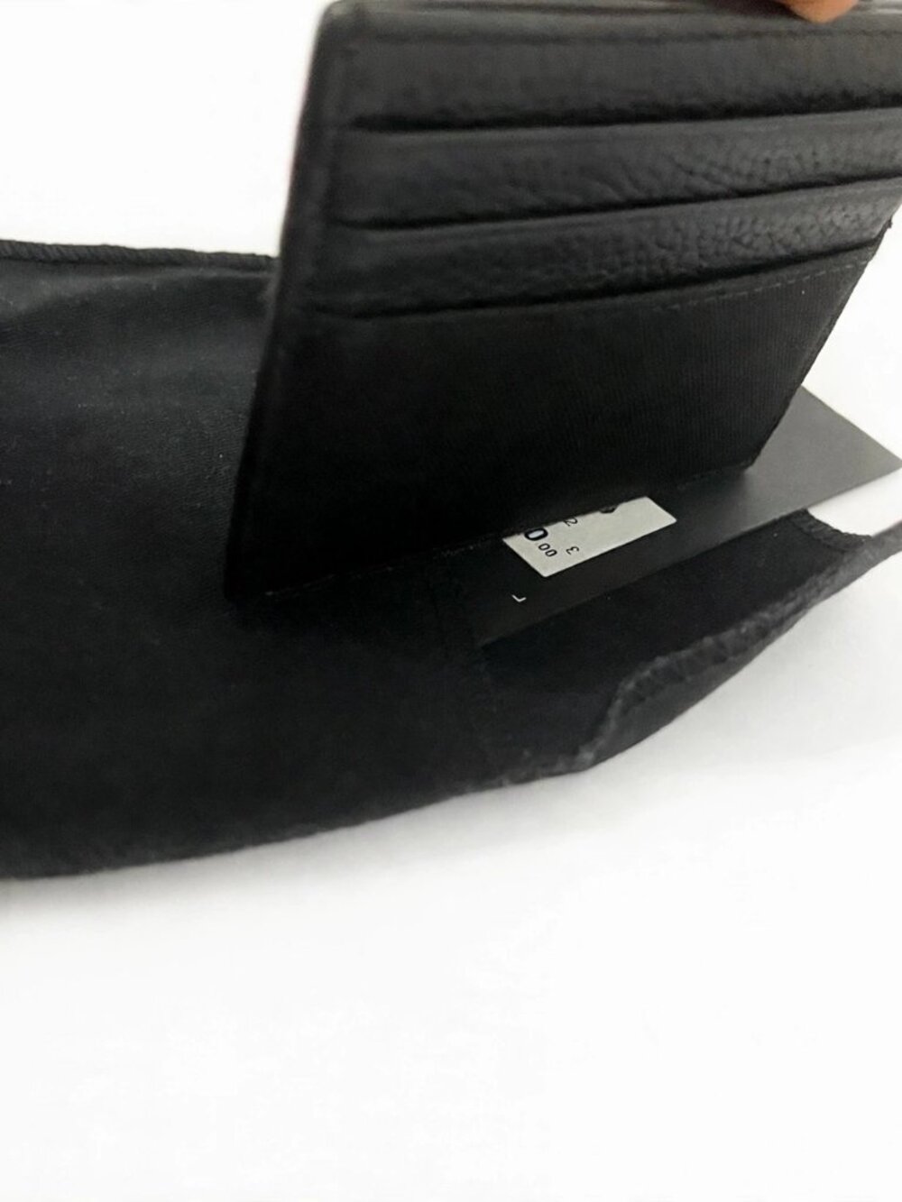 The Kooples NWT Black Leather Card Holder / Porte-cartes cuir noir neuf